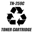 Tech Remanufactured Brother TN259C Cyan Super High Yield Toner Cartridge Up to 4,000 Pages.